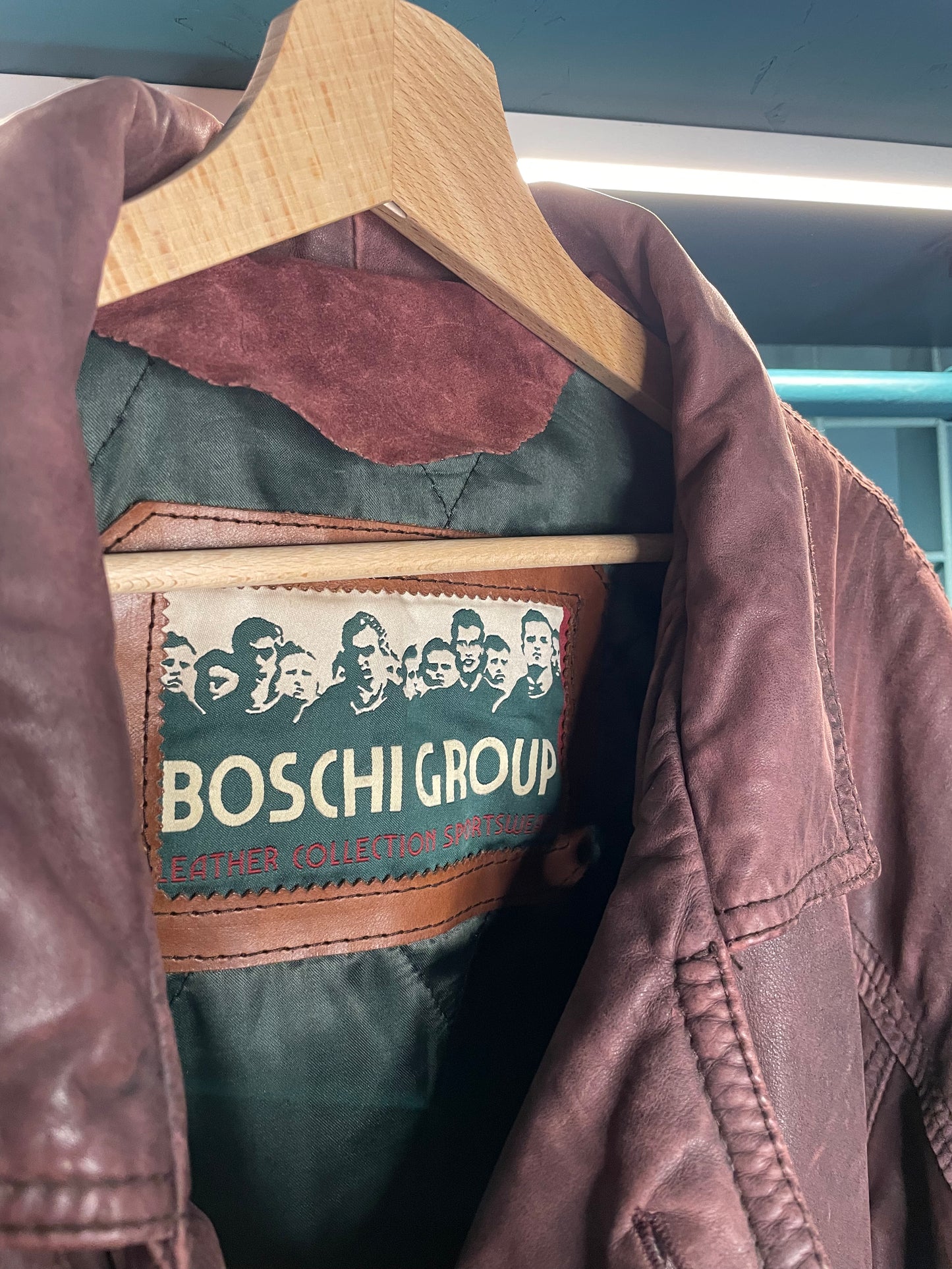 Giacca Boschi Group Leather Collection Sportswear