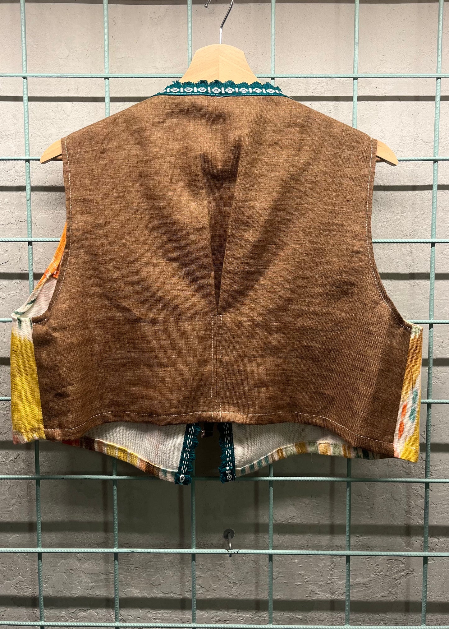 Patchwork boho gilet